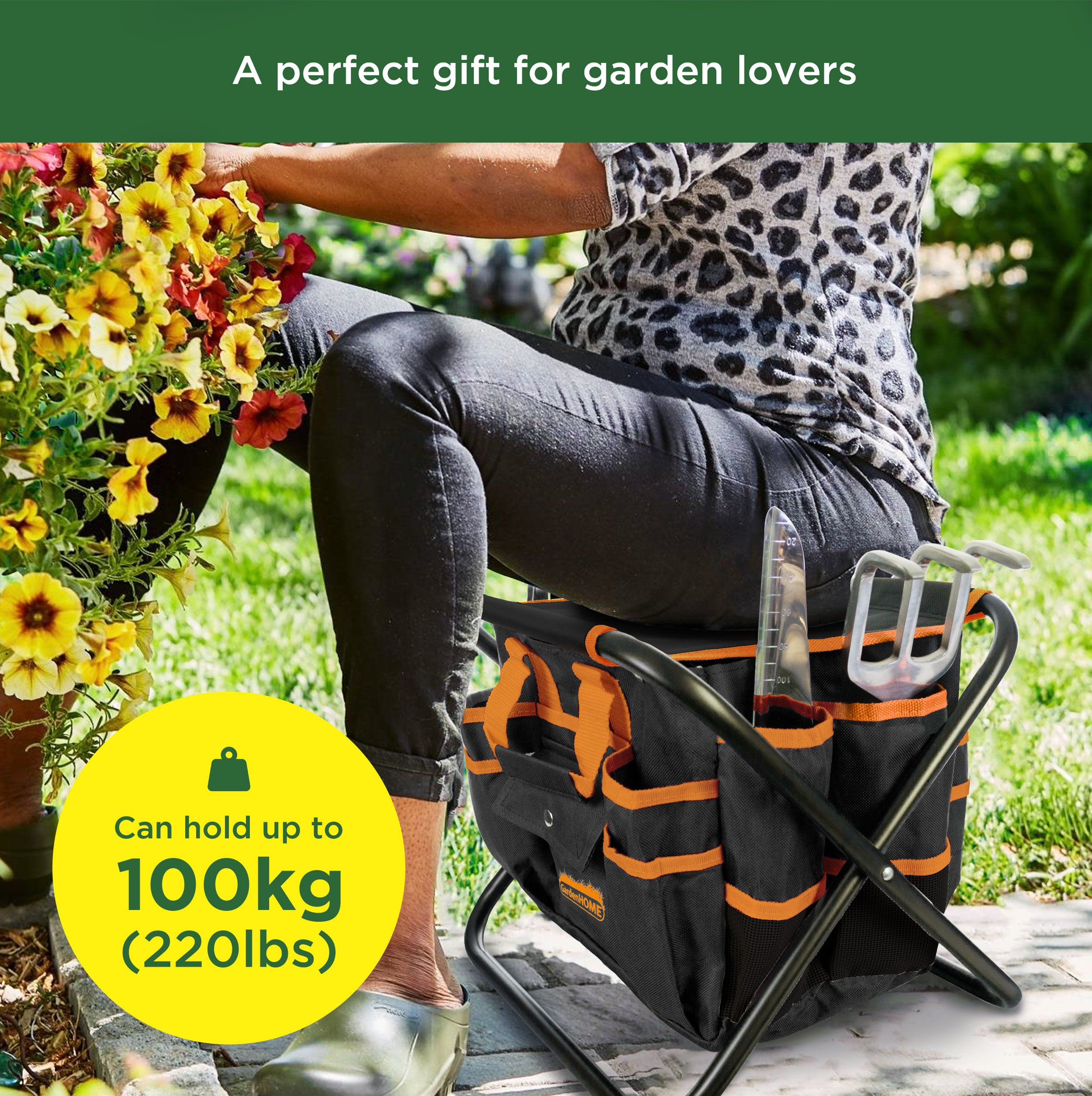 Durable garden hand tool for digging and planting