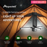 Portable Tent Lamp, Collapsible LED Blade Bulb Plus Flash Light