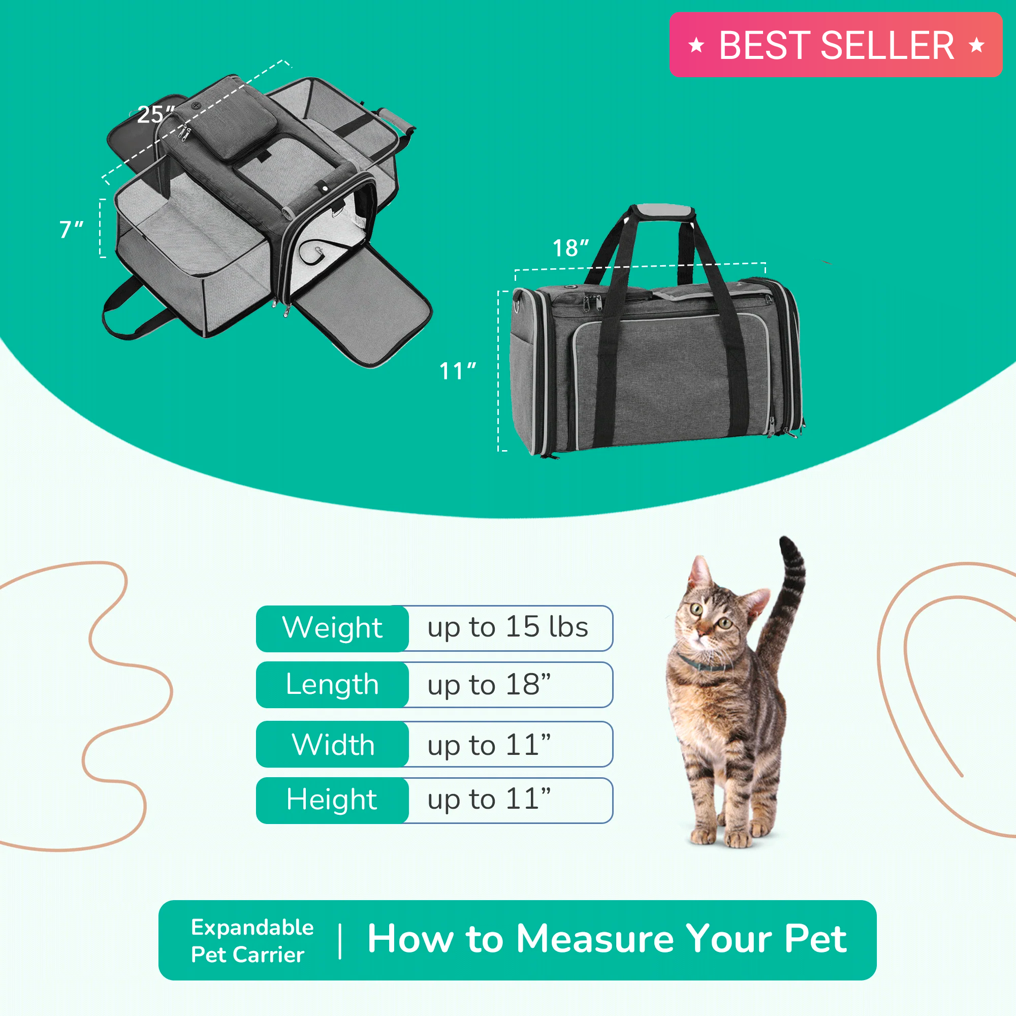 LONGRV Cat Carrier Backpack, Small Dog Bubble Bag for Small Dogs, Space Pet  Carrier Dog Hiking Backpack Airline Approved Travel Carrier - Black -  Walmart.com