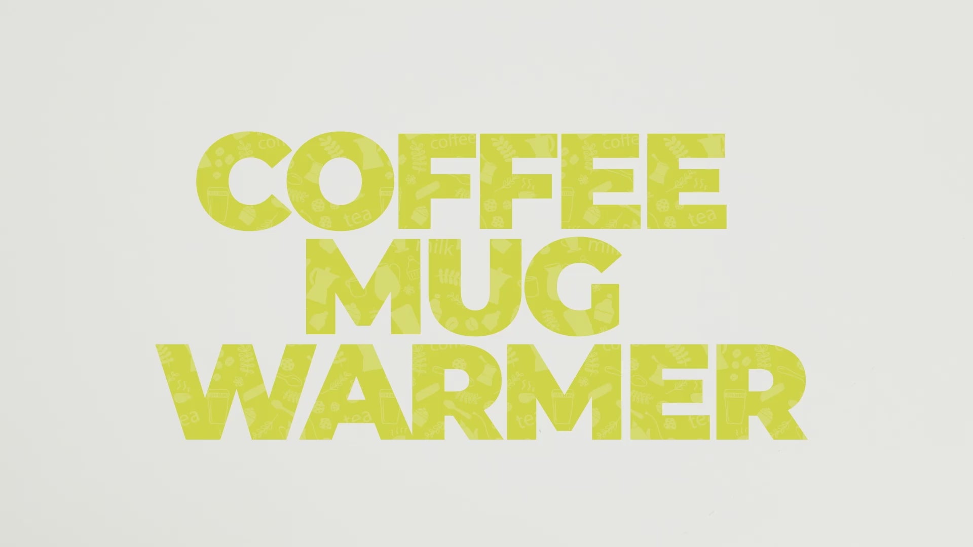 Electric Coffee Warmer for Desk with 3 Temperature Settings