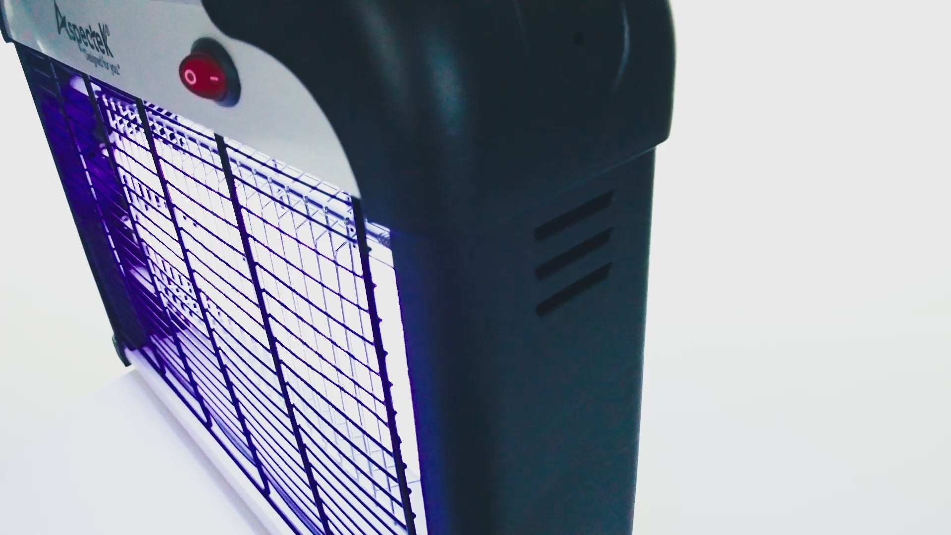 Aspectek 20W Indoor Bug Zapper – Solid Black Insect and Bug Lamp Zapper