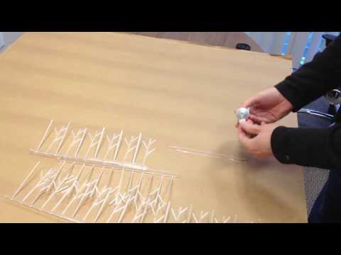 Aspectek Plastic Polycarbonate Bird Spikes Kit with Adhesive Glue, Covers 10 Feet