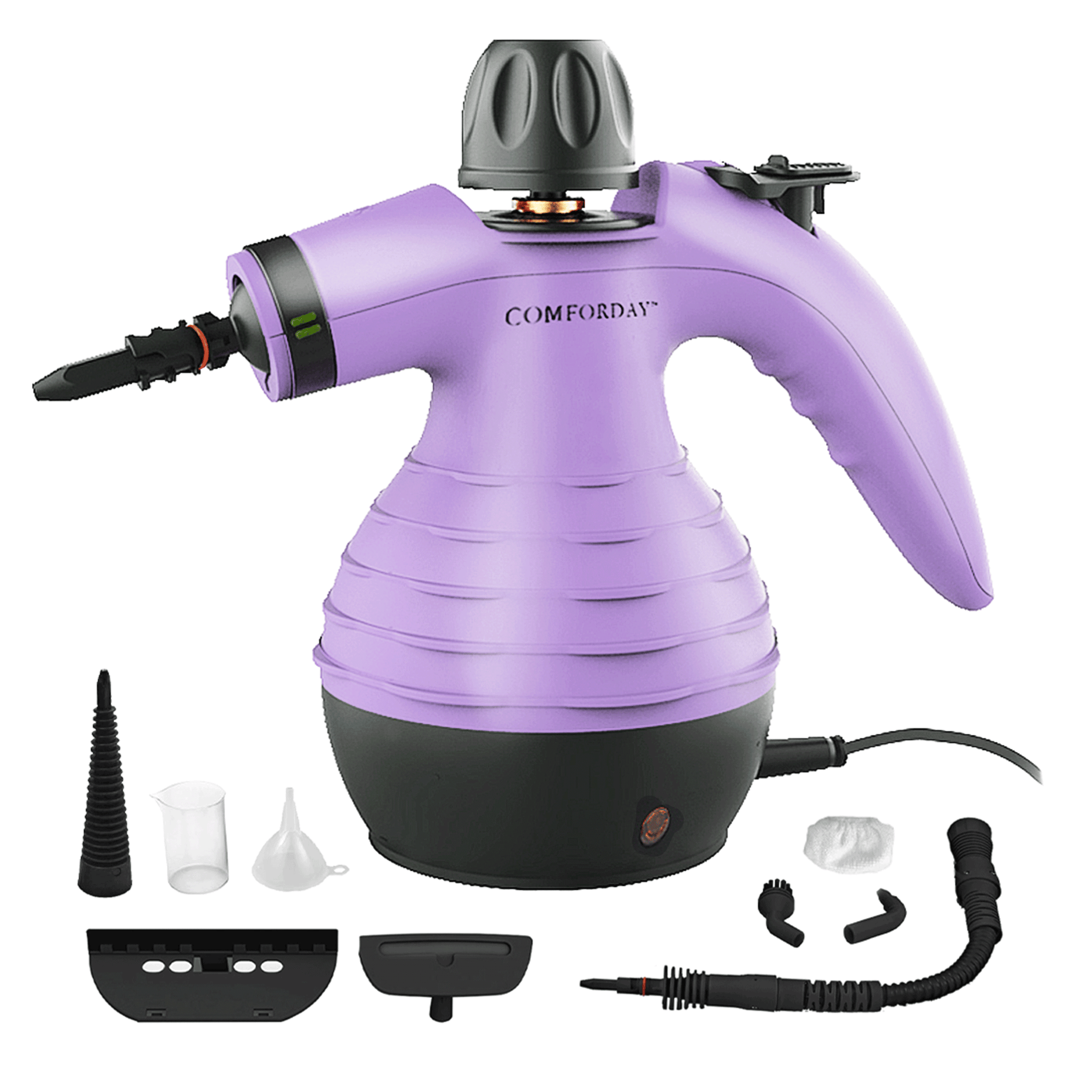 Comforday Multi-Purpose Handheld Pressurized Steam Cleaner with 9 Comforday Multi-Purpose Handheld Pressurized Steam Cleaner with 9