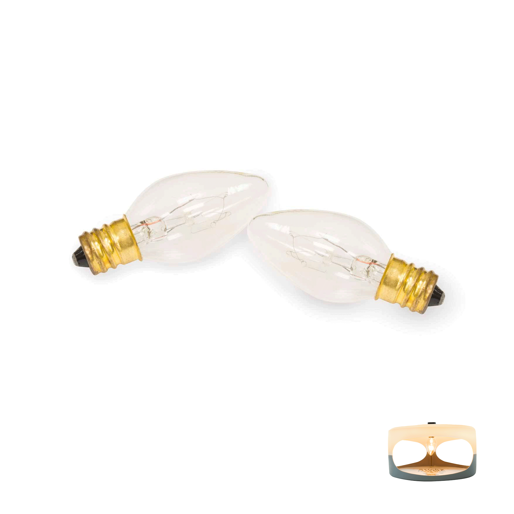 Aspectek Replacement Bulbs for Sticky Dome Flea Trap - 2 Pack