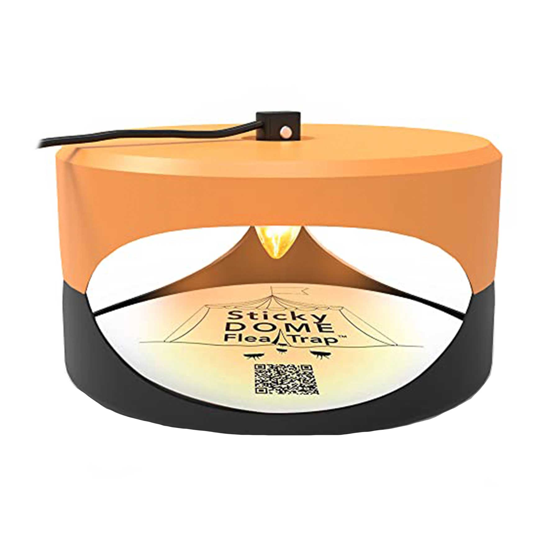 Aspectek  Trapest Sticky Dome Bug Trap with 2 Glue Discs. Odorless Cleaner and Flea Killer Trap Pad