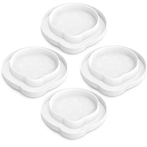 Aspectek Bed Bug Trap, Bed Bug Interceptor, Bed Bug Traps (Pack of 4). Flea Traps, Safe Eco Friendly, Bed Bug Eliminator (White)
