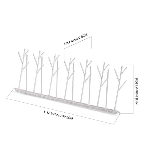  Plastic Polycarbonate Bird Spikes Kit