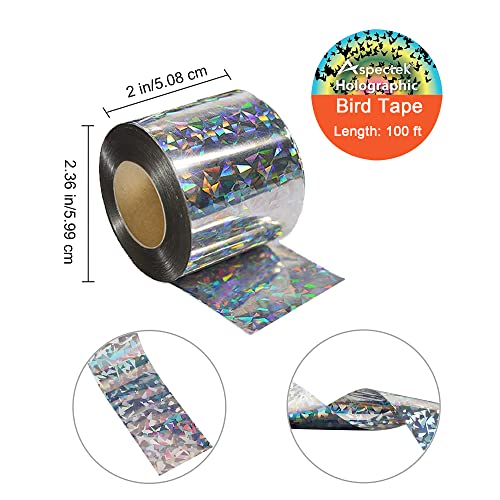 Holographic Bird Scare Ribbon