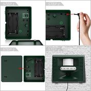 Deter unwanted guests with ease: Yard Sentinel +STROBE & Remote Control Outdoor Ultrasonic Animal Repeller with Motion Sensor