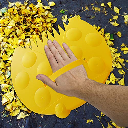  Leaf Scoops Garden and Yard Hand Rakes Leaf Claws with Adjustable Handles