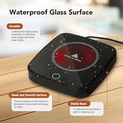 Electric Coffee Warmer for Desk with 3 Temperature Settings