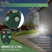 Deter unwanted guests with ease: Yard Sentinel +STROBE & Remote Control Outdoor Ultrasonic Animal Repeller with Motion Sensor