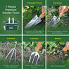 Garden Tool Set, Stainless Steel 7 Piece Tool Set