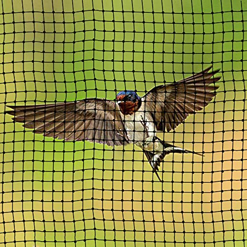 Aspectek Deer and Animal Fence Netting, 6.56 x 100 Feet Bird Netting for Garden Protection, Easy to Use and Reusable, Black