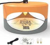 Aspectek  Trapest Sticky Dome Bug Trap with 2 Glue Discs. Odorless Cleaner and Flea Killer Trap Pad