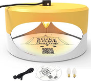 Aspectek  Trapest Sticky Dome Bug Trap with 2 Glue Discs. Odorless Cleaner and Flea Killer Trap Pad